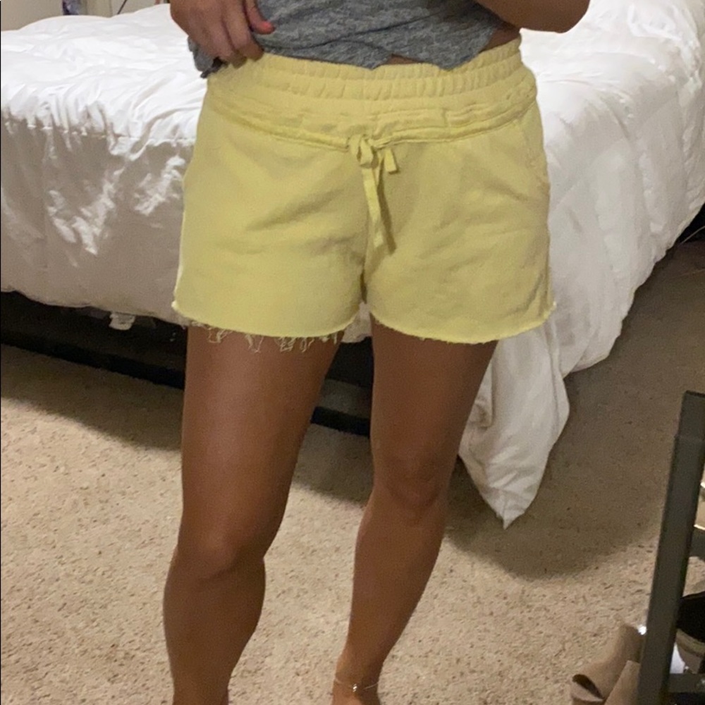 Comfy yellow shorts
